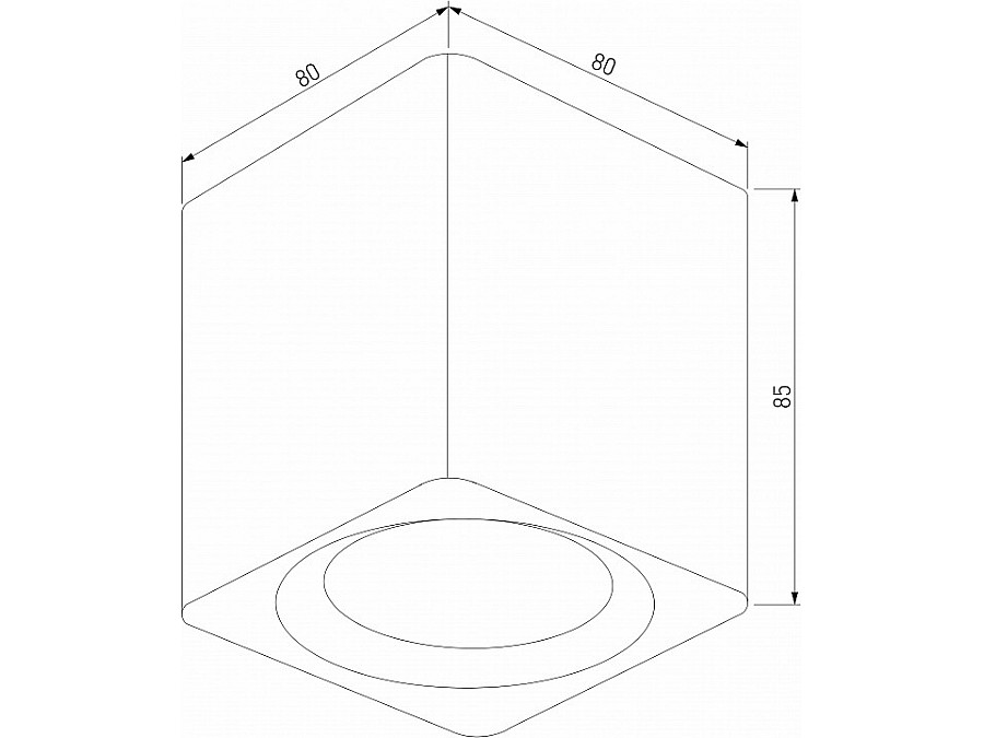 Накладной светильник Elektrostandard Matrix a065283