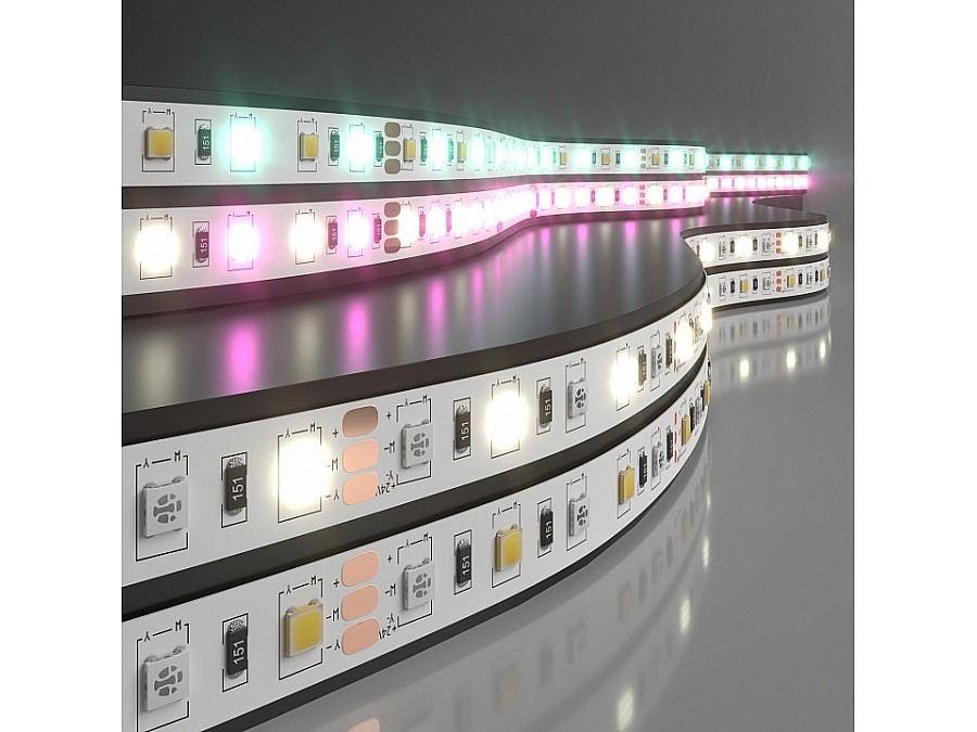 Лента светодиодная Elektrostandard 24V 60Led 14,4W IP20 RGBW a053729