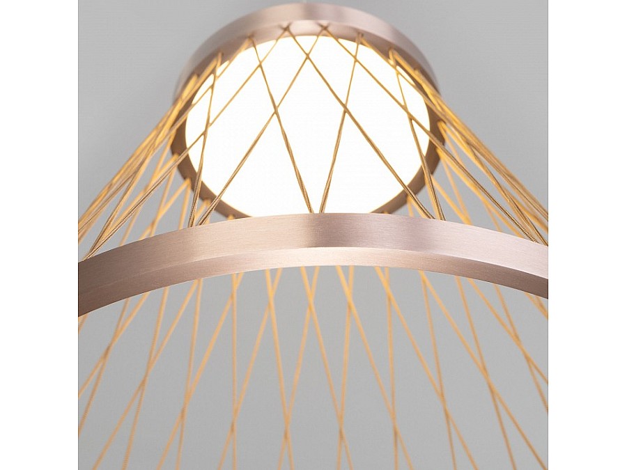 Подвесной светильник Eurosvet Cesta 40016/1 LED коричневый