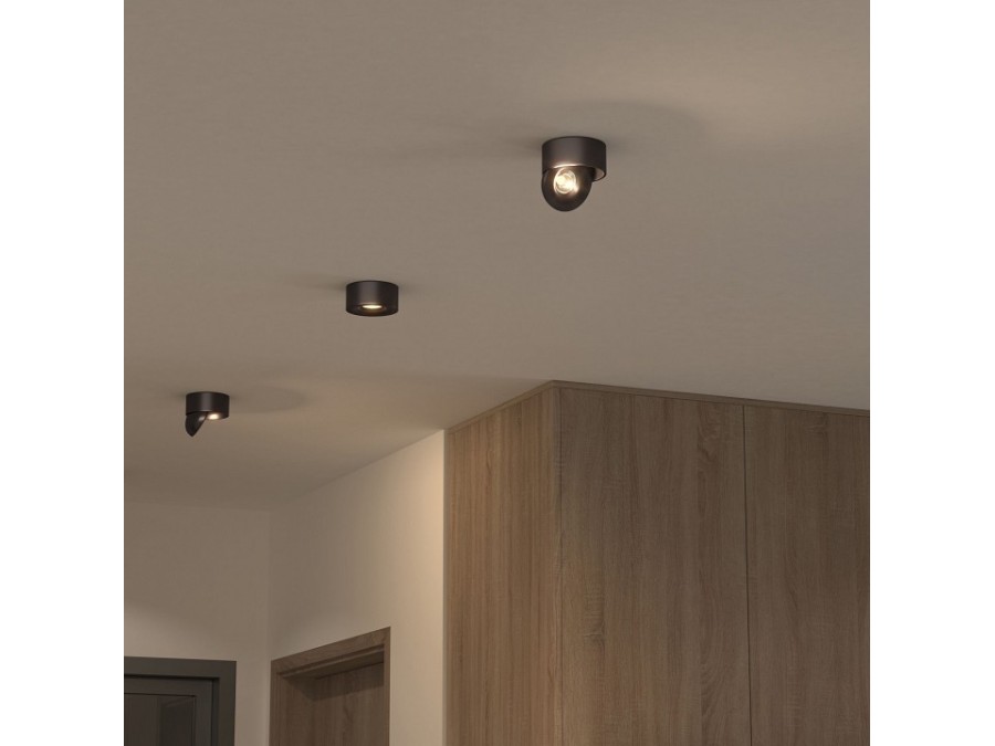 Накладной светильник Elektrostandard Glide Glide 8W жемчуг черный (25100/LED)