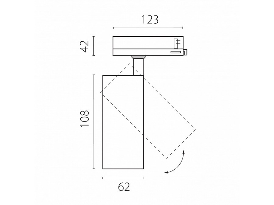 Светильник на штанге Lightstar Alta Base A5136QT36G