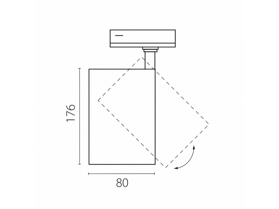 Светильник на штанге Lightstar Canno Pro C4306SS