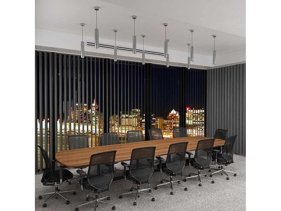 Подвесной светильник Eurosvet Topper DLR023 12W 4200K хром матовый