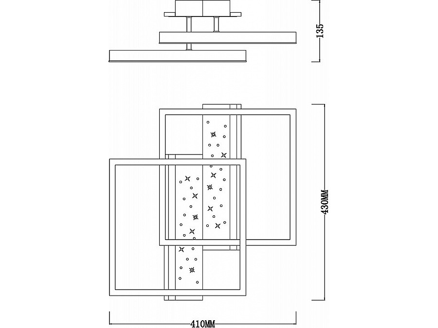 Накладной светильник Escada Stellar 10215/2LED