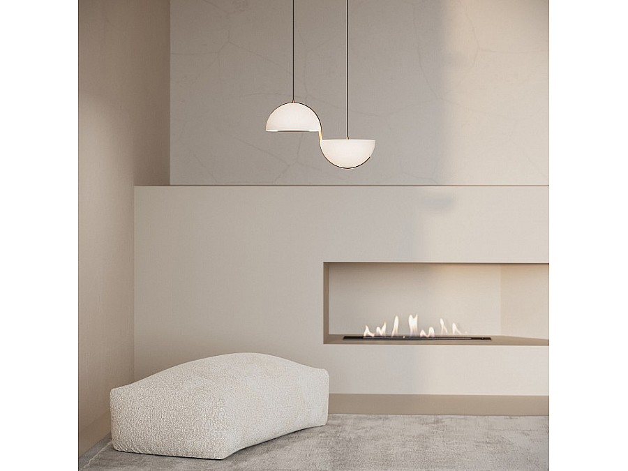 Подвесной светильник Eurosvet Emisfero 50083/2 LED золото