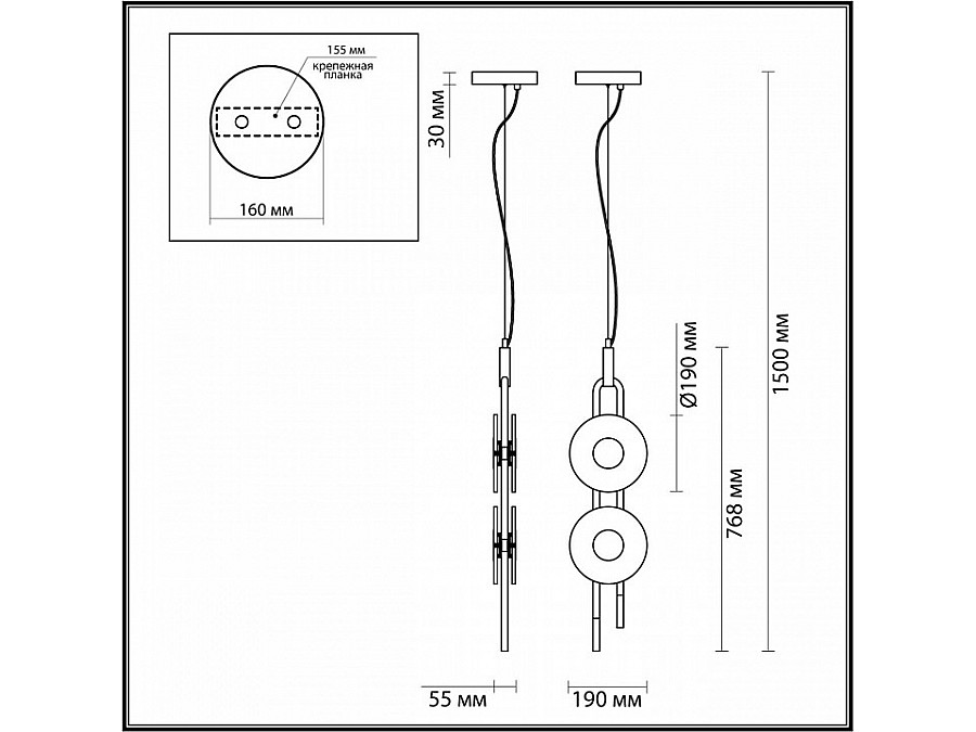 Подвесной светильник Odeon Light Magnet 5407/23L