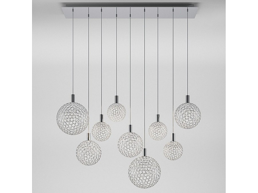 Подвесной светильник Eurosvet Gemini 90353/9 хром