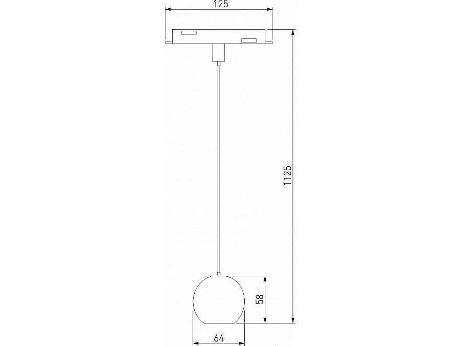 Подвесной светильник Elektrostandard Slim Magnetic 85040/01