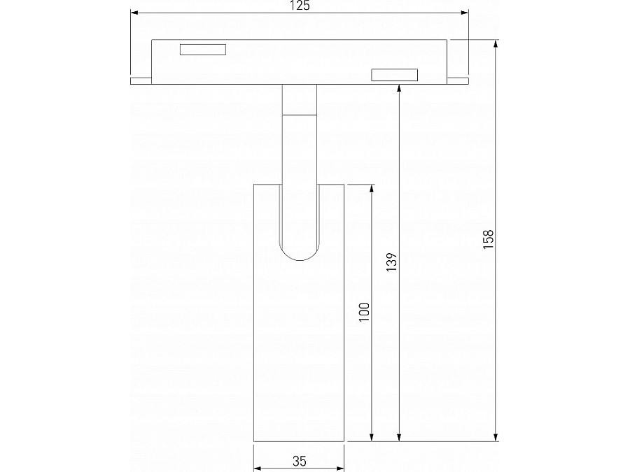 Светильник на штанге Elektrostandard Slim Magnetic 85035/01