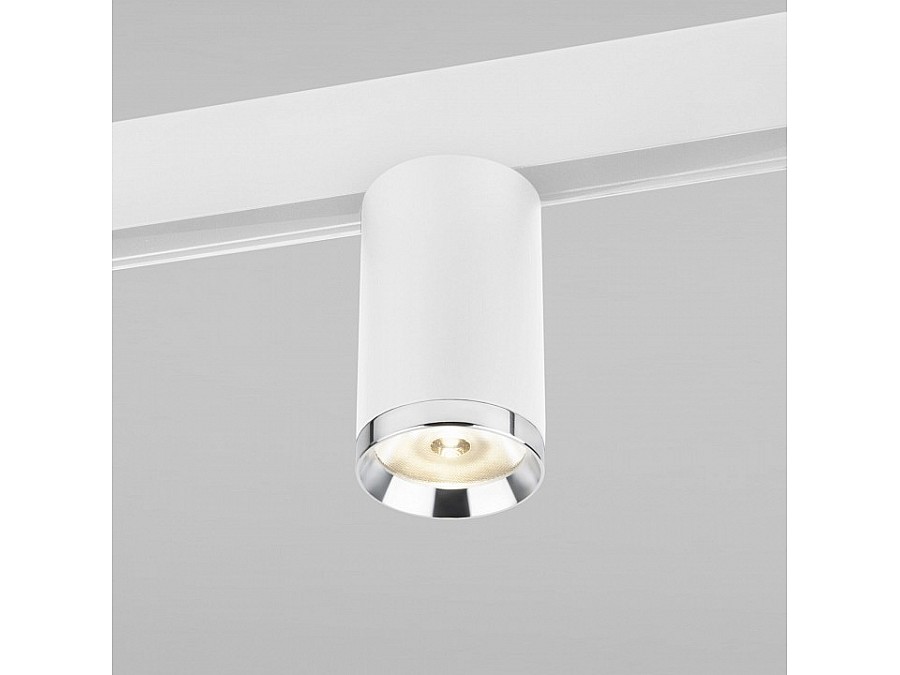 Накладной светильник Elektrostandard Slim Magnetic 85506/01 белый/серебро