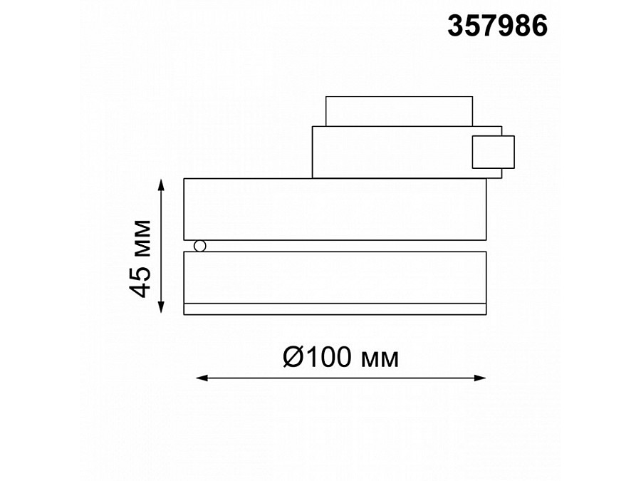Накладной светильник Novotech Groda 357986