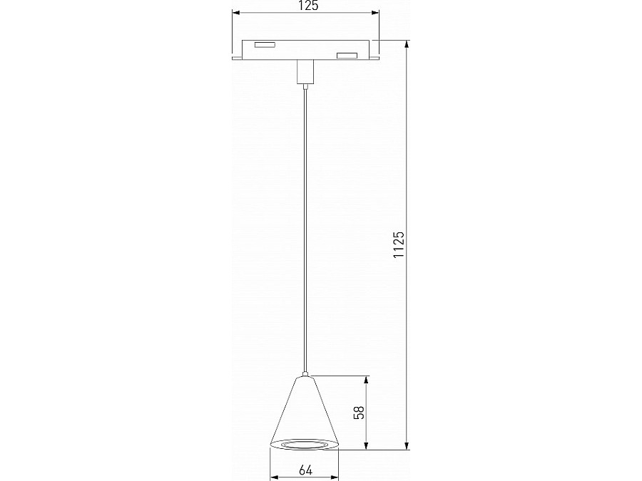 Подвесной светильник Elektrostandard Slim Magnetic 85039/01