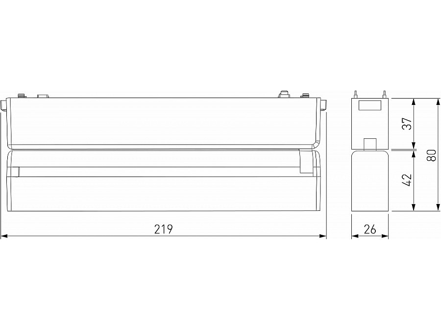 Накладной светильник Elektrostandard Flat Magnetic a063707
