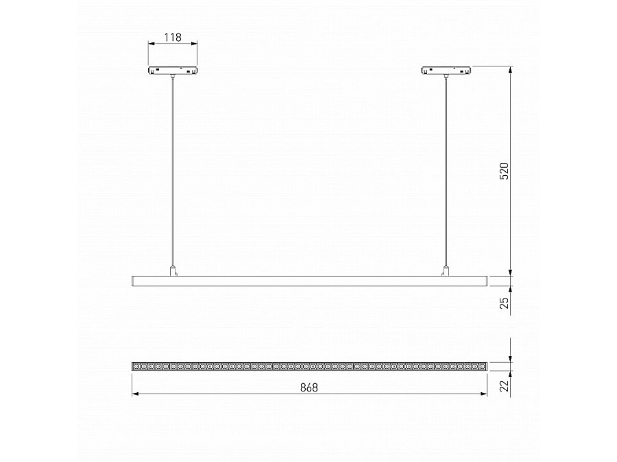 Подвесной светильник Elektrostandard Slim Magnetic a064805