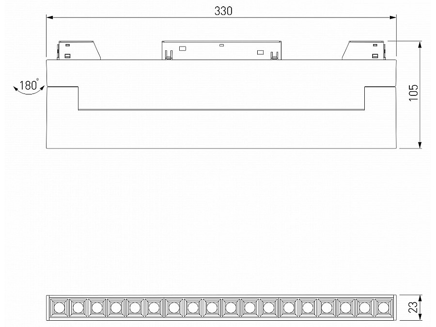 Накладной светильник Elektrostandard Slim Magnetic a067371