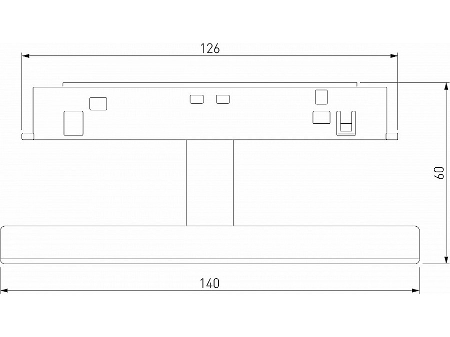 Накладной светильник Elektrostandard Slim Magnetic a065984