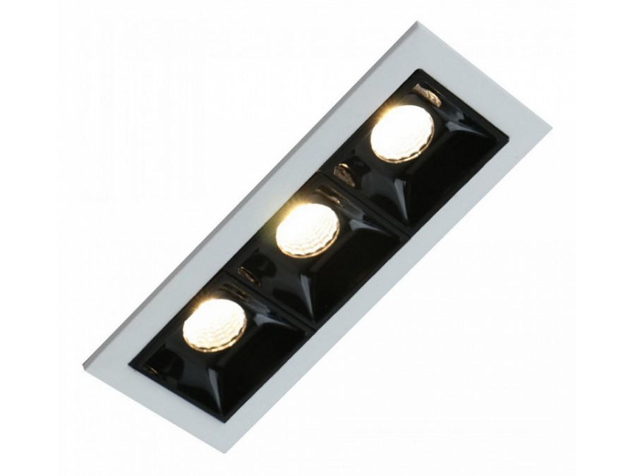 Встраиваемый светильник Arte Lamp Grill A3153PL-3BK