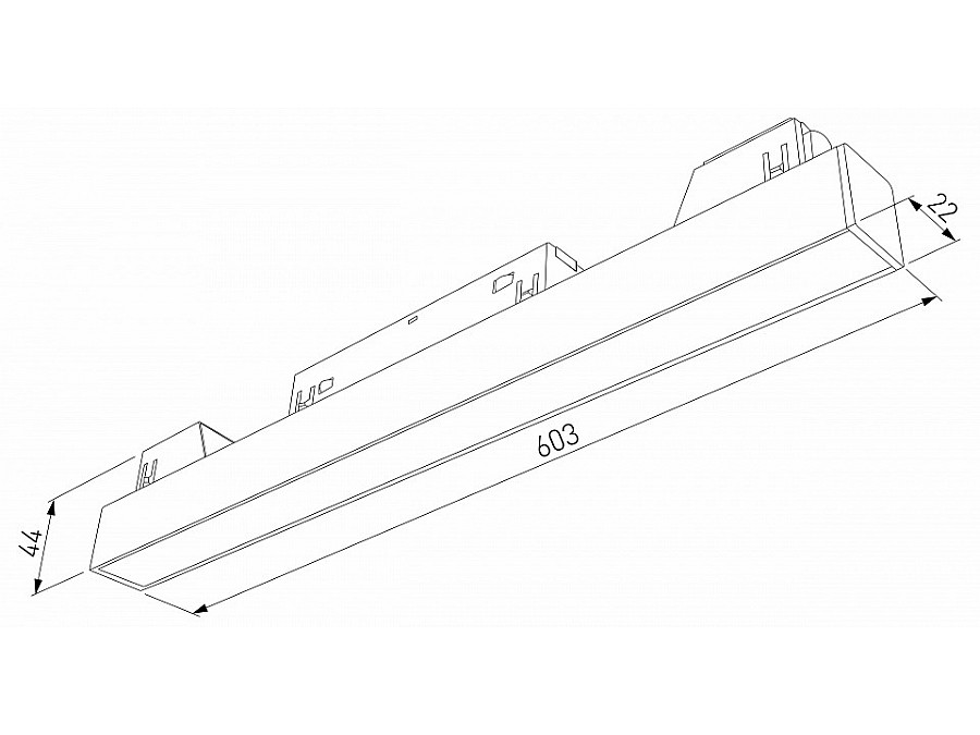 Встраиваемый светильник Elektrostandard Slim Magnetic a067374