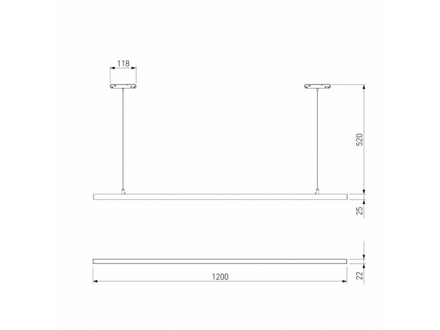 Подвесной светильник Elektrostandard Slim Magnetic a064803