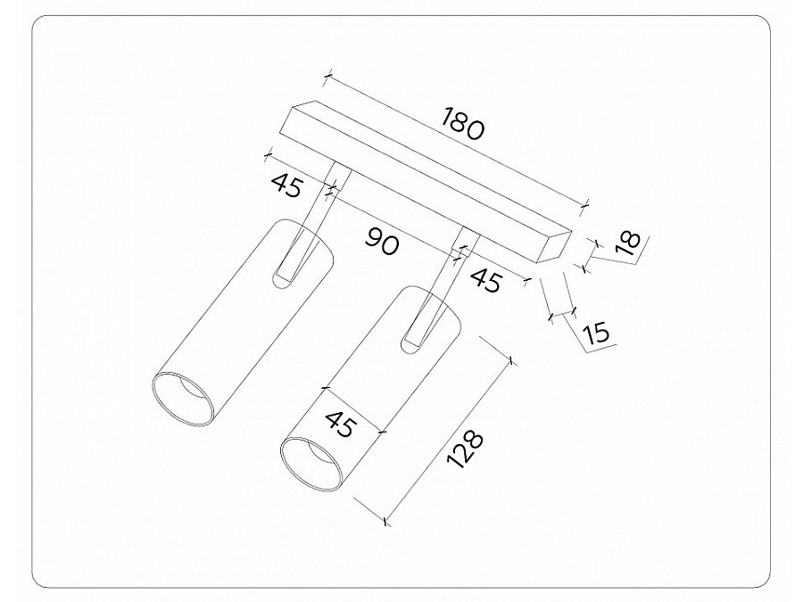 Светильник на штанге Ambrella Light GL GL3901