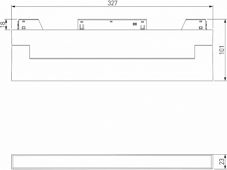 Накладной светильник Elektrostandard Slim Magnetic 85086/01