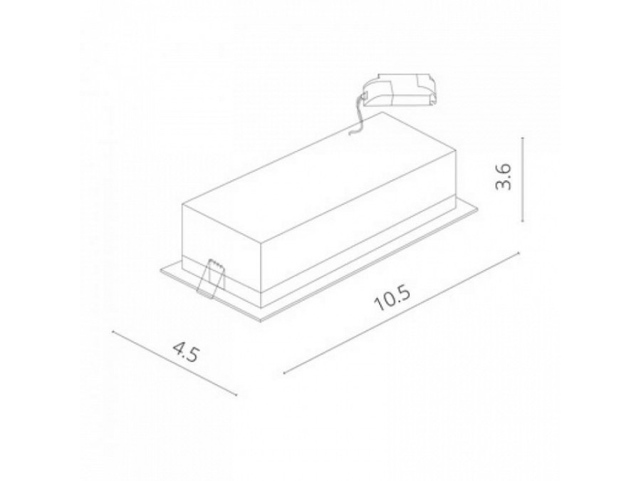 Встраиваемый светильник Arte Lamp Grill A3153PL-3BK