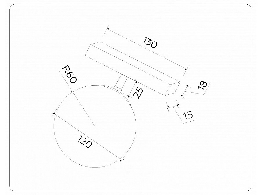 Накладной светильник Ambrella Light GL GL3921