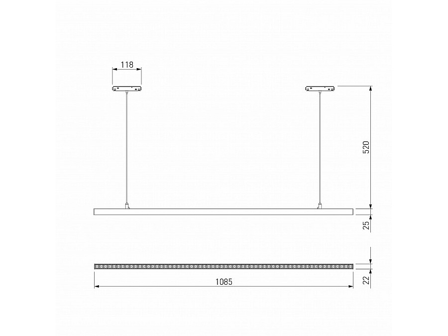 Подвесной светильник Elektrostandard Slim Magnetic a064806