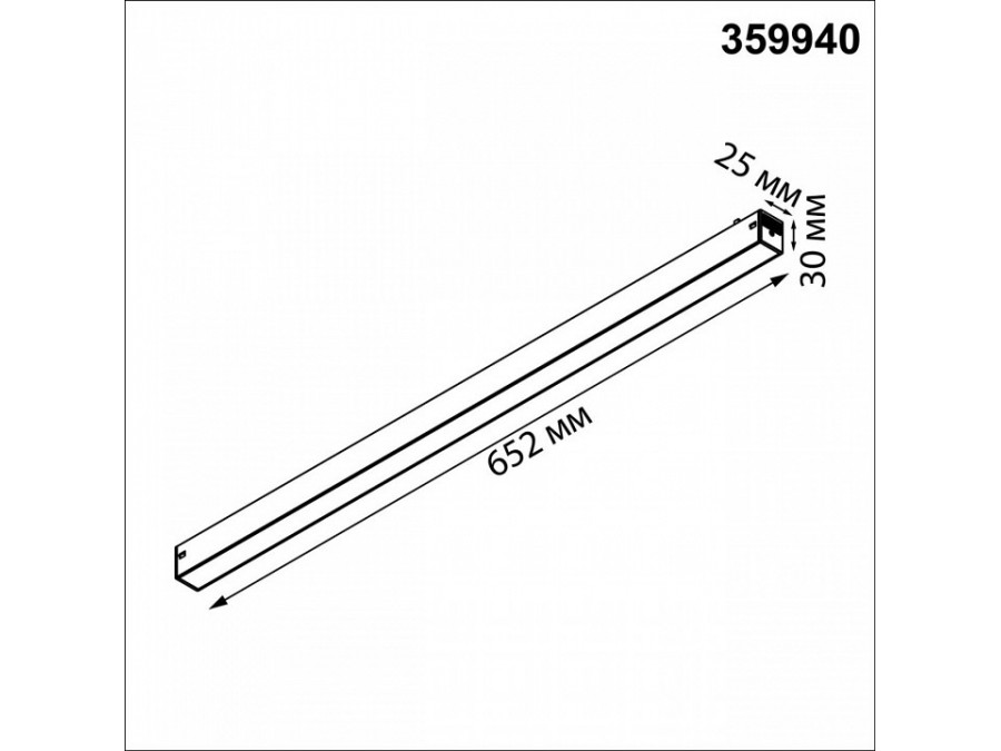 Встраиваемый светильник Novotech VECTOR 220V 359940