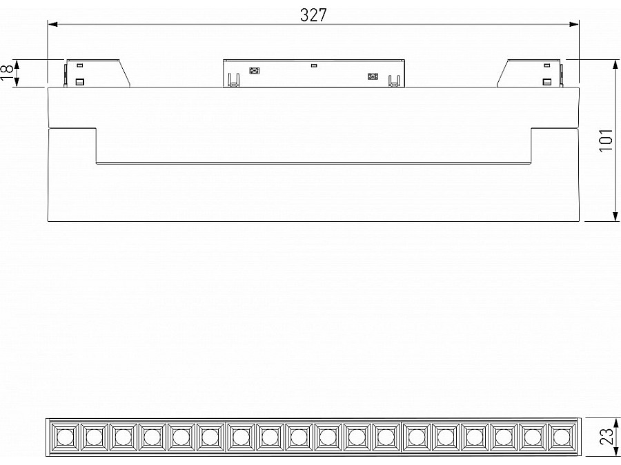 Накладной светильник Elektrostandard Slim Magnetic a066588