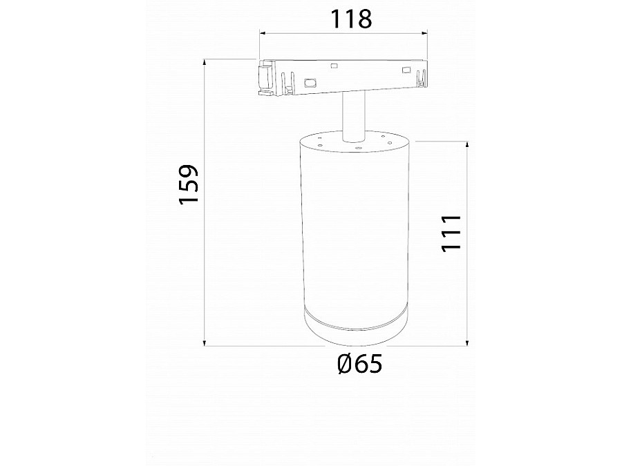 Накладной светильник Elektrostandard Slim Magnetic 85506/01 белый/серебро