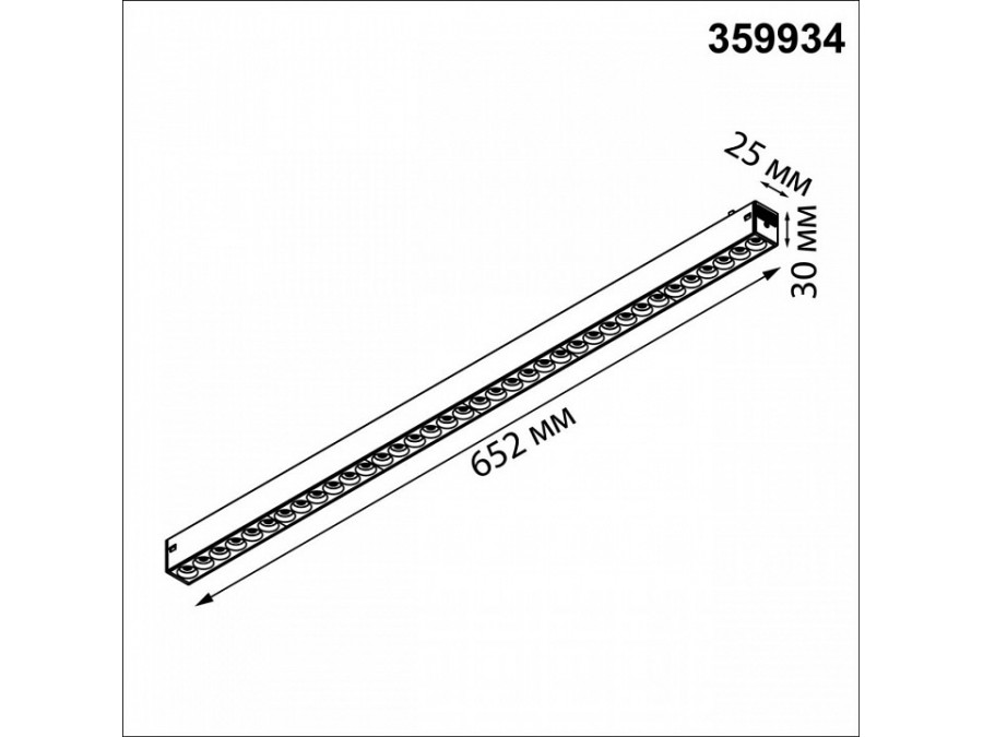 Встраиваемый светильник Novotech VECTOR 220V 359934