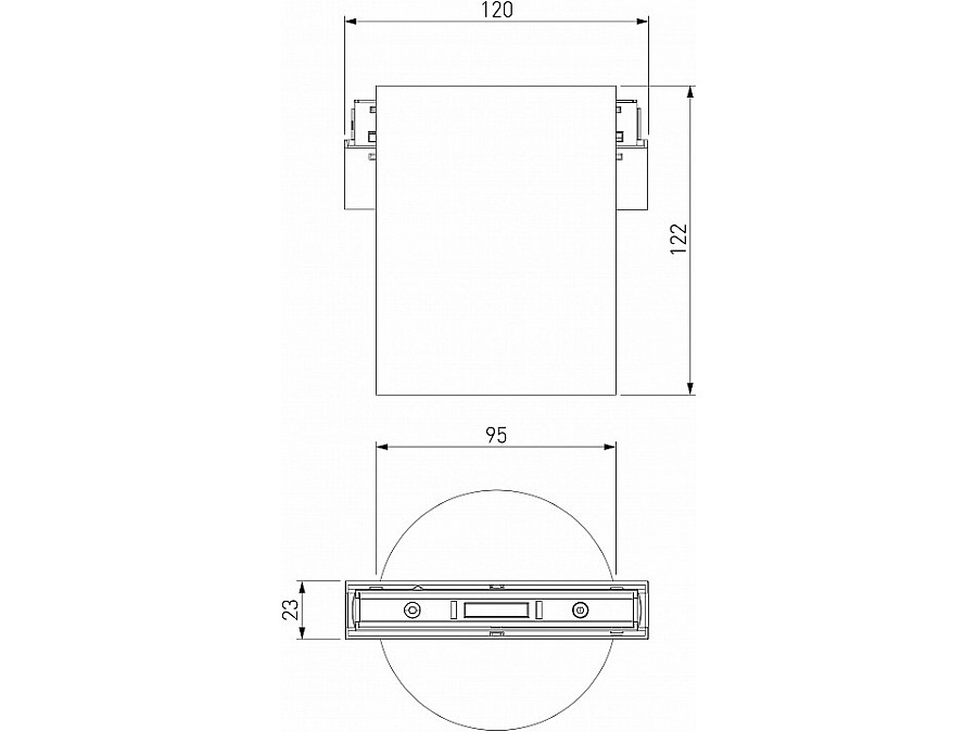 Накладной светильник Elektrostandard Slim Magnetic 85054/01