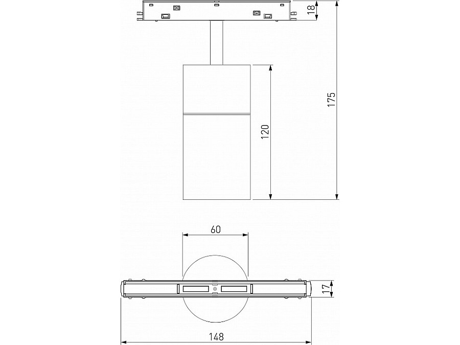 Светильник на штанге Elektrostandard Slim Magnetic 85075/01