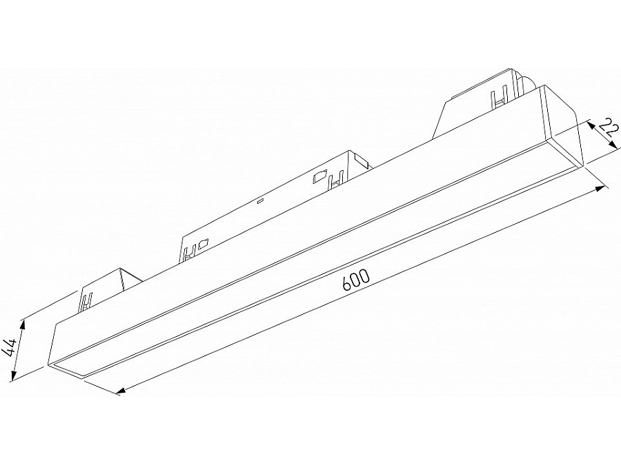 Встраиваемый светильник Elektrostandard Slim Magnetic 85077/01
