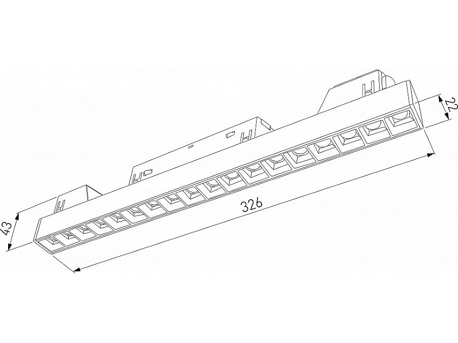 Встраиваемый светильник Elektrostandard Slim Magnetic a066585