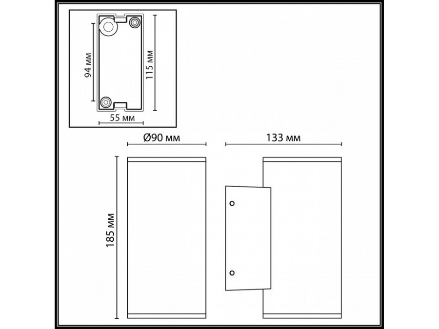 Накладной светильник Odeon Light Long 7142/24WL