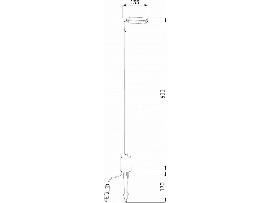 Наземный низкий светильник Elektrostandard Joli Joli (35182/S) черный