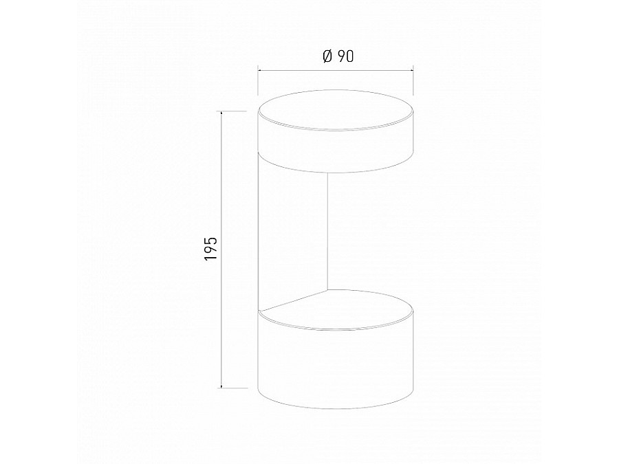 Накладной светильник Elektrostandard Nimbus 1540 TECHNO LED Nimbus Белый