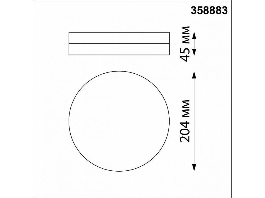 Накладной светильник Novotech Opal 358883