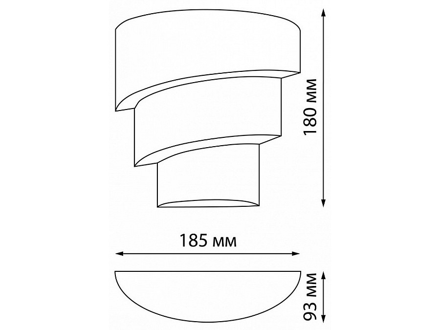 Накладной светильник Novotech Strait 359197
