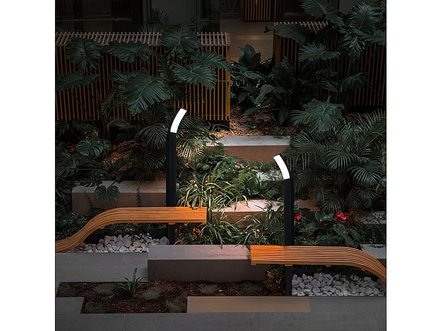 Наземный низкий светильник Escada Dravite 30002G/02LED