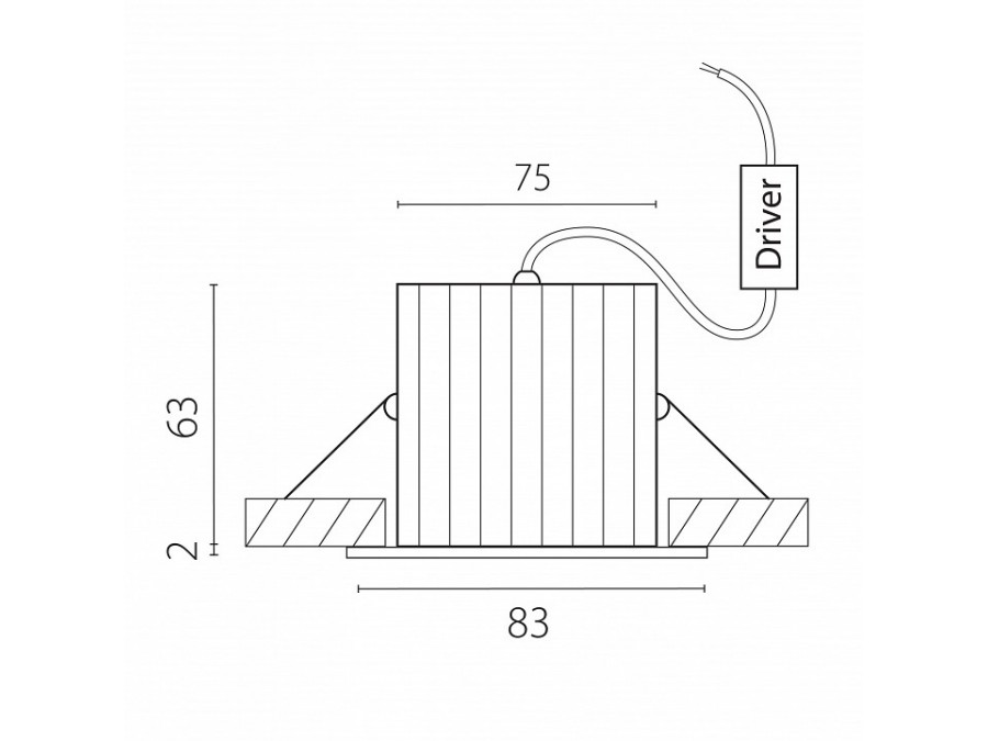 Встраиваемый светильник Lightstar Ciclone 385637