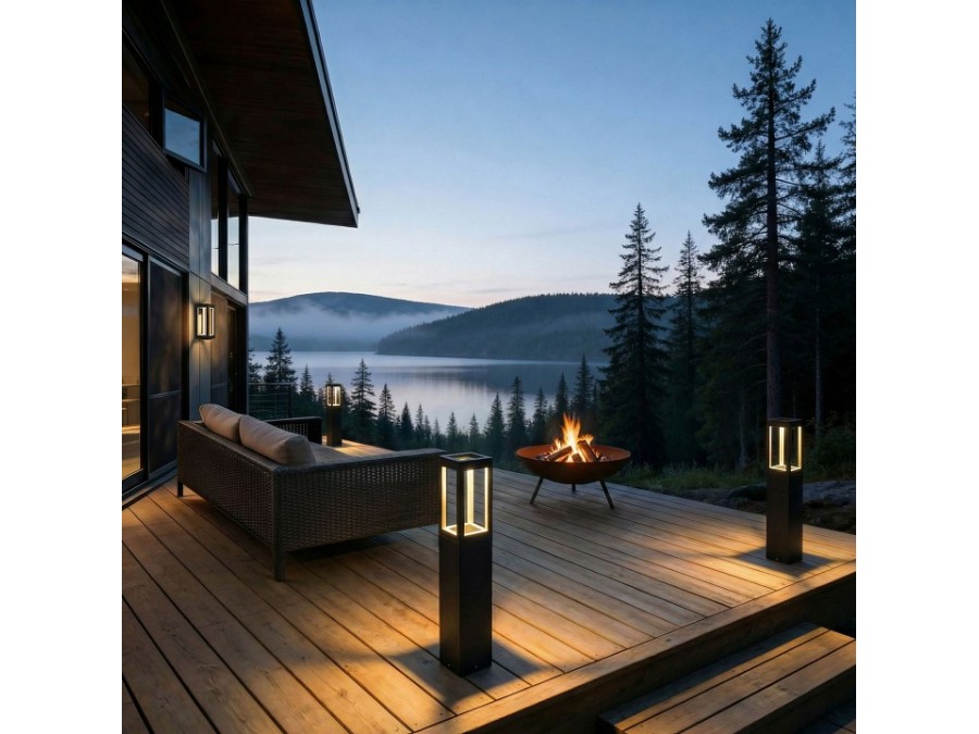 Наземный высокий светильник Elektrostandard Frame 1529 TECHNO LED