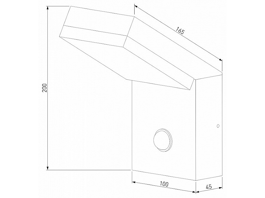 Накладной светильник Elektrostandard Sensor 1541 TECHNO LED
