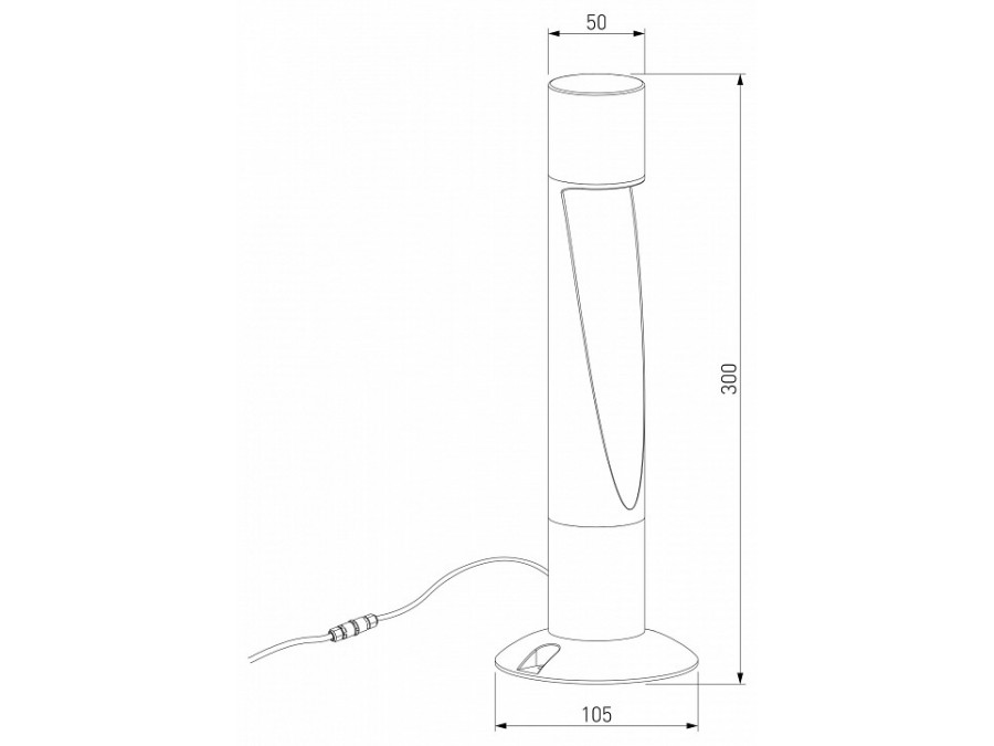 Наземный низкий светильник Elektrostandard Recess 35177/S