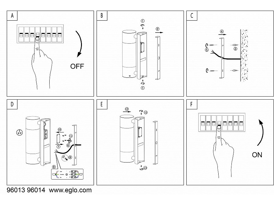 Светильник на штанге Eglo Robledo 96013