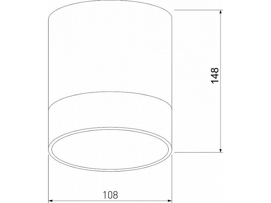 Накладной светильник Elektrostandard Light LED 35140/H черный