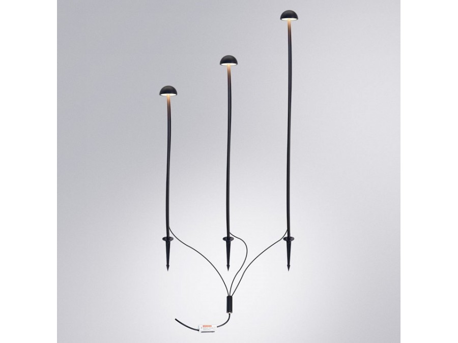 Наземный низкий светильник Arte Lamp MOTUS A1081PA-3BK