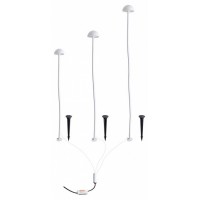 Наземный низкий светильник Arte Lamp MOTUS A1081PA-3WH